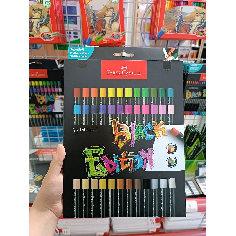 

Faber Castell Black Edition Oil Pastel Set-36 / Oil Patel / Crayon / Crayon Warna