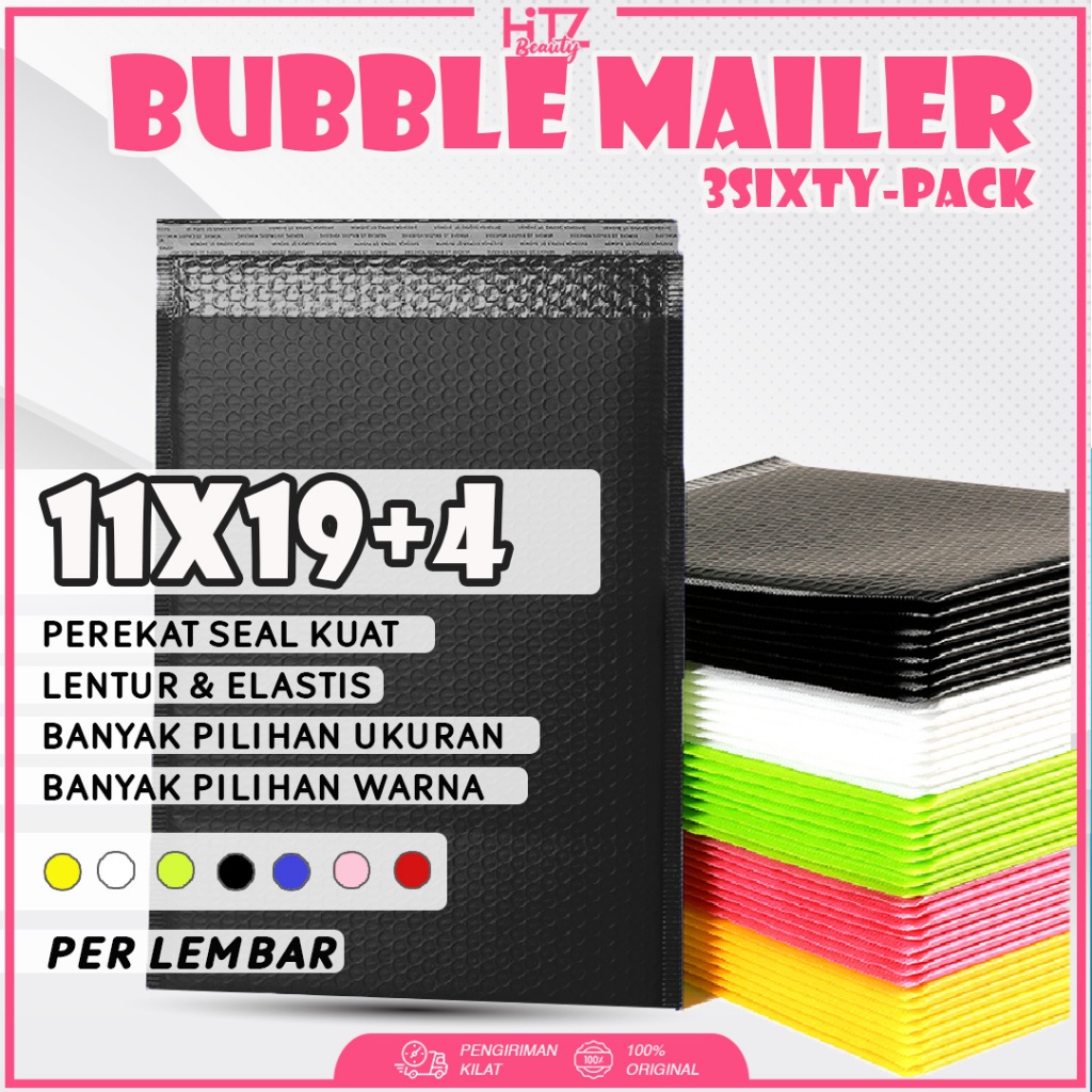 

PLASTIK BUBBLE MAILER PREMIUM 11x19+4 Polymailer Tebal Amplop Poly Bubble Wrap Packing Olshop COD