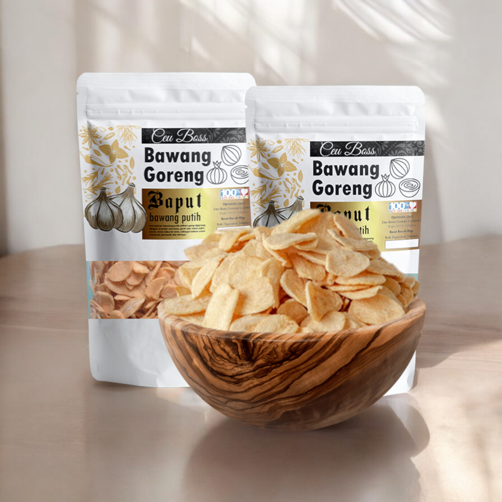 

Bawang Putih Goreng Renyah - Baput Ceu Boss Mini Pouch