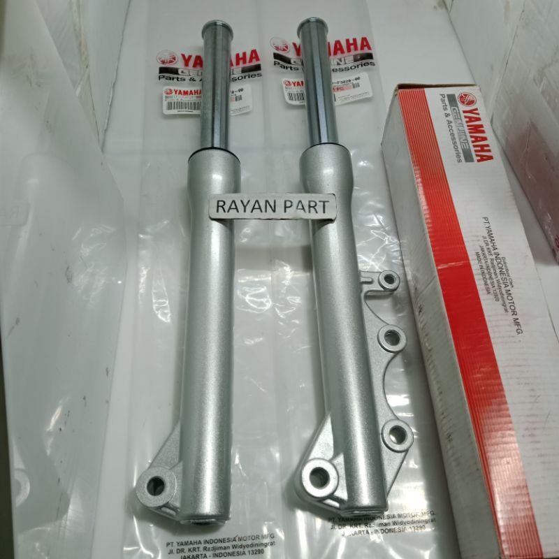 As shock depan tabung 5TP jupiter z burhan jupiter z burhan silper komplit