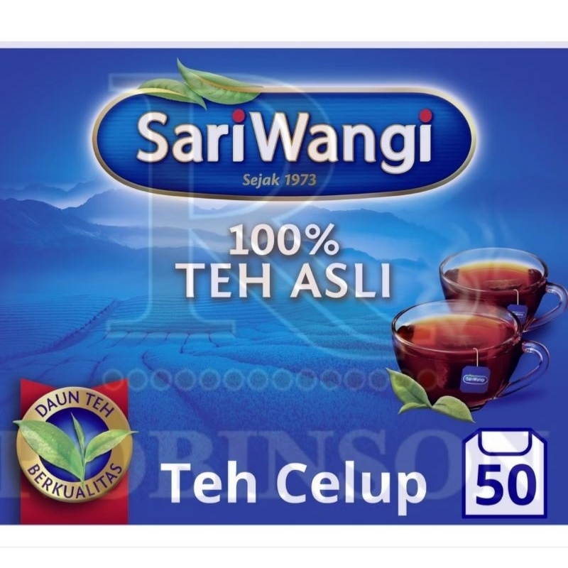 

SARIWANGI 100% TEH ASLI TEH CELUP ISI 50 KANTONG