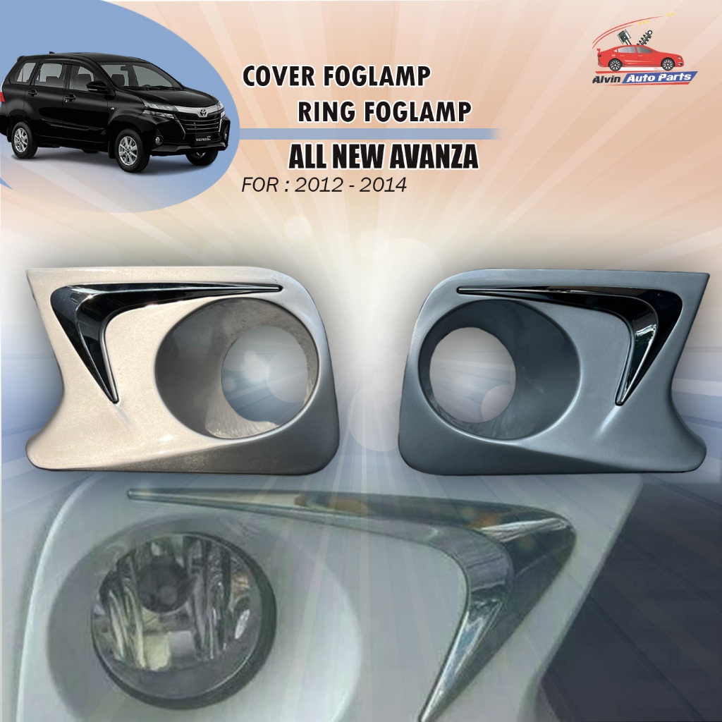 ORIGINAL GARNISH COVER RING FOGLAMP ALL NEW AVANZA  XENIA 2012 - 2015  / COVER FOGLAMP ORIGINAL
