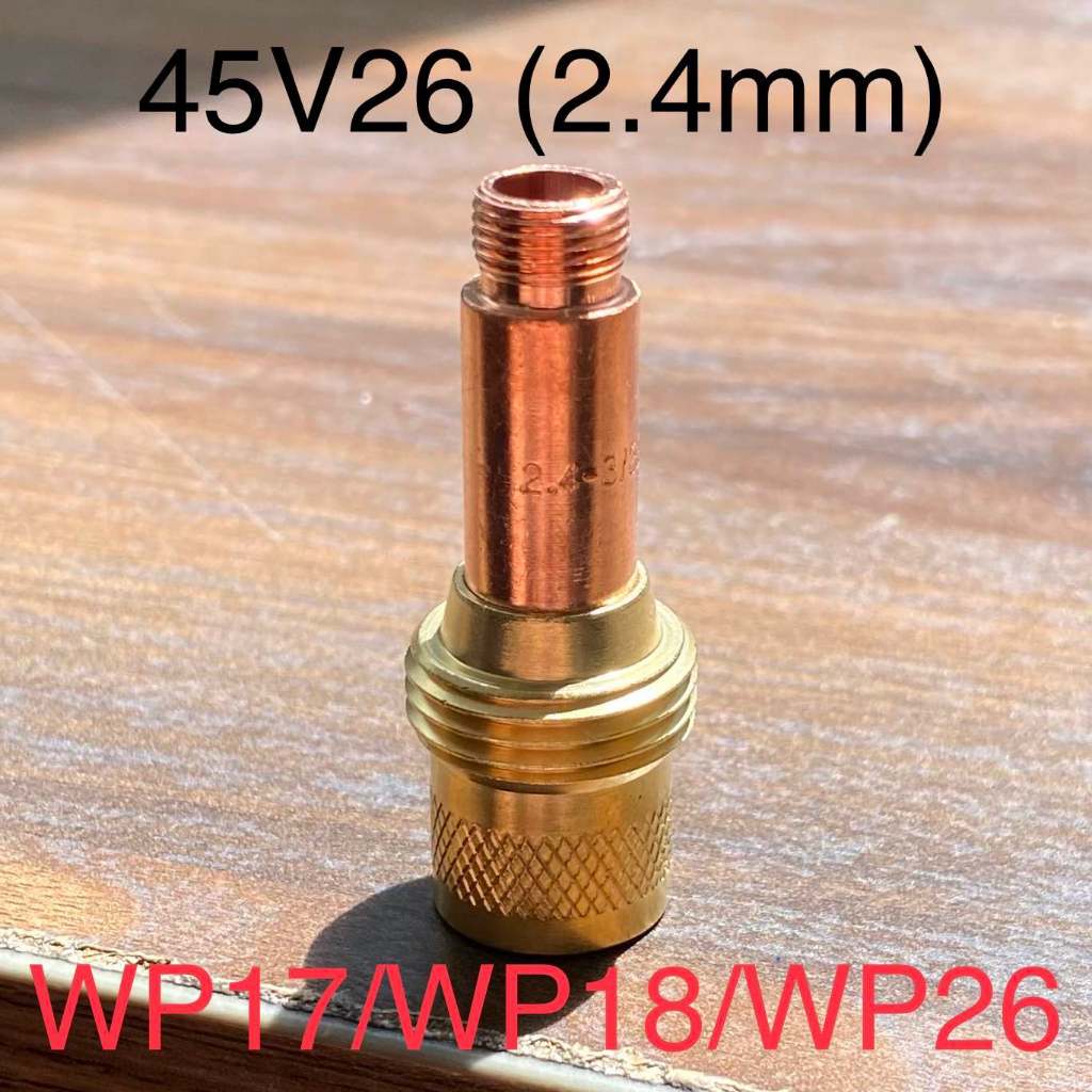 45V26 Gas Lens 2.4mm WP17 WP26 / Gas Lens Argon 2,4mm WP17 WP18 WP26