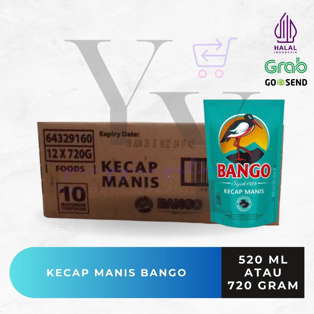 

1 Dus Isi 12 Bungkus Kecap Bango Refill 520 ml / 720 gram