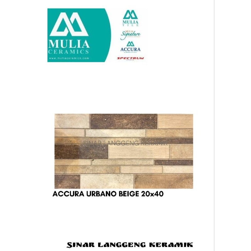 ACCURA URBANO BEIGE 20x40