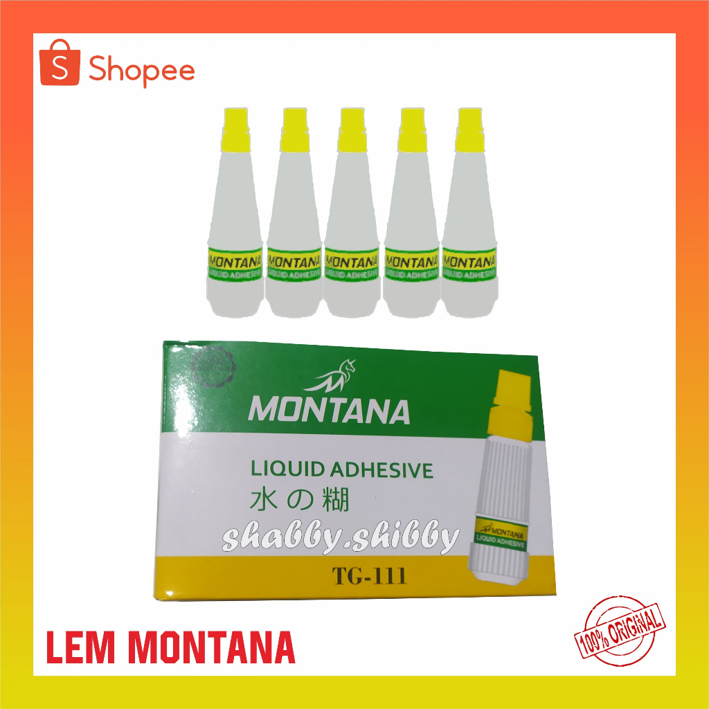 

MONTANA Glue / Lem Montana Povinal TG-111 Kecil 25ml / Lem Cair Murah Montana