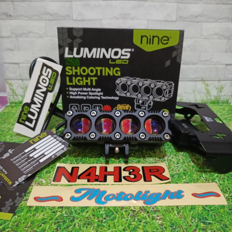 LAMPU TEMBAK SOROT  MINI LASER LUMINOS Q10 devil Merah