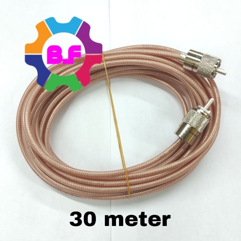 KABEL ANTENA RADIO RIG HT TEPLON RG 58 PANJANG 30 METER