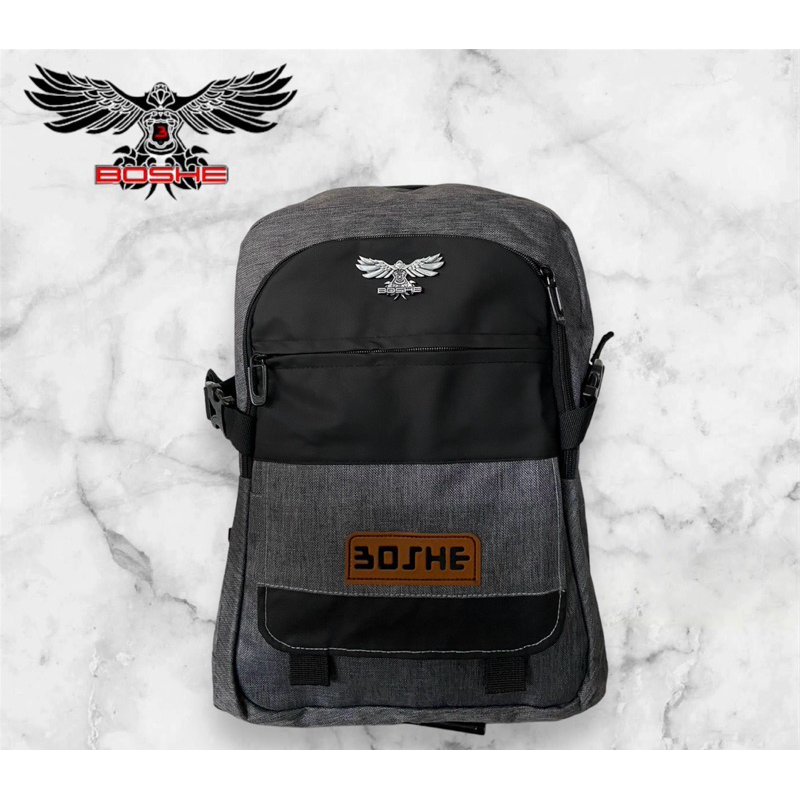 Ransel Bag Sekolahan, Kuliah, Kantoran Boshe premium, 1505001
