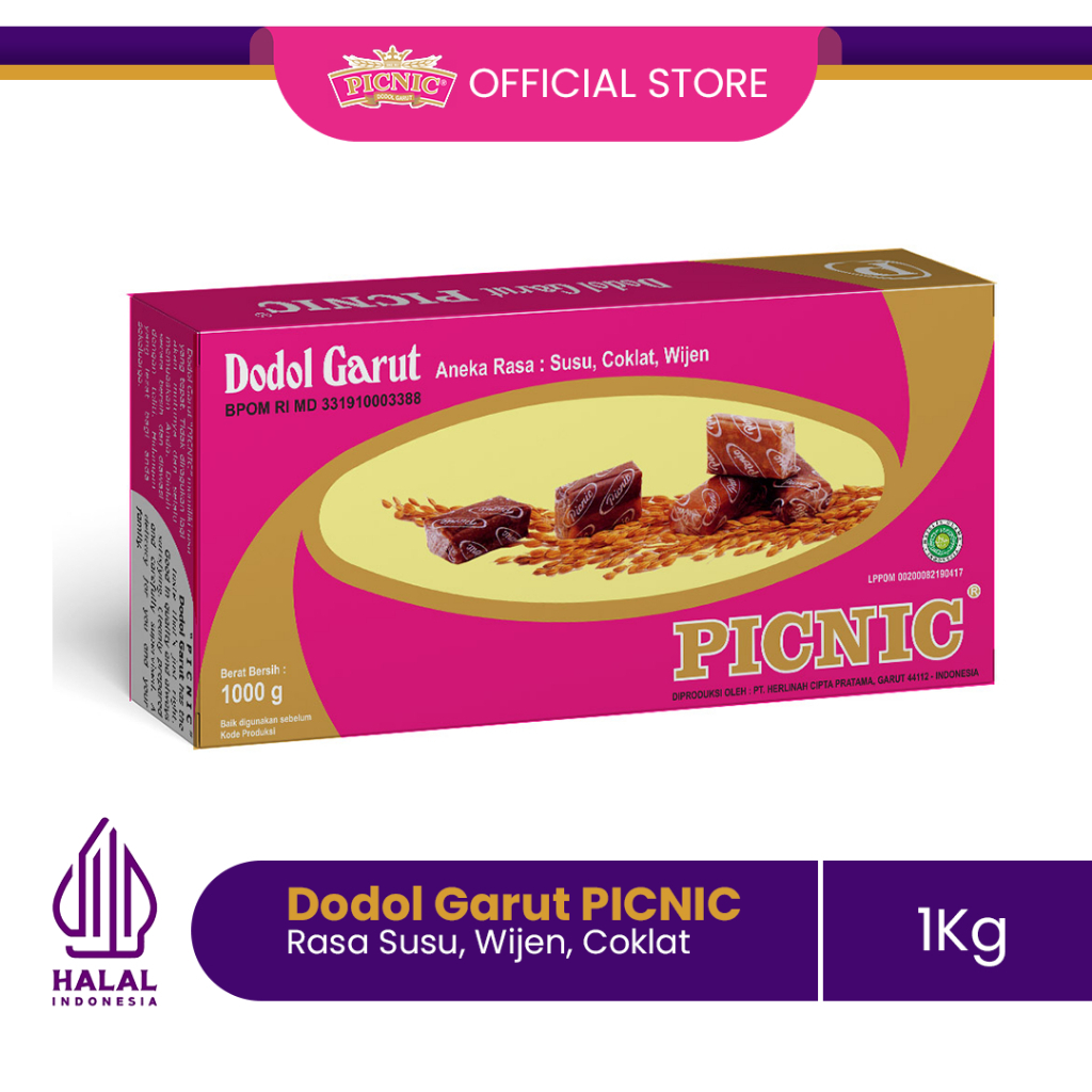 

Dodol Garut PICNIC 1000 Gram Oleh Oleh Dari Jakarta