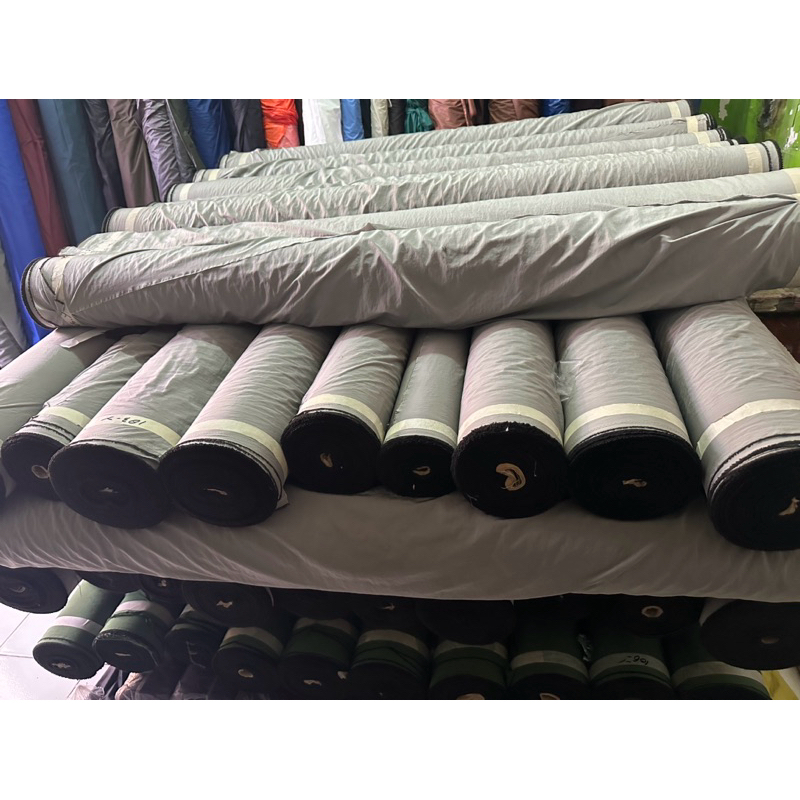 KAIN TASLAN NYILON CERINklE KOREA WATERPROOF HALUS BUAT TAS JAKET CELANA DLL