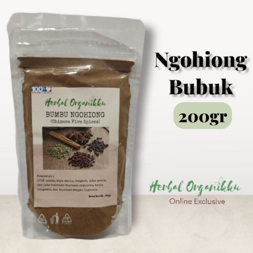 

Ngohiong 100 & 200gr | Chinese five Spices | Bumbu Ngo hiong