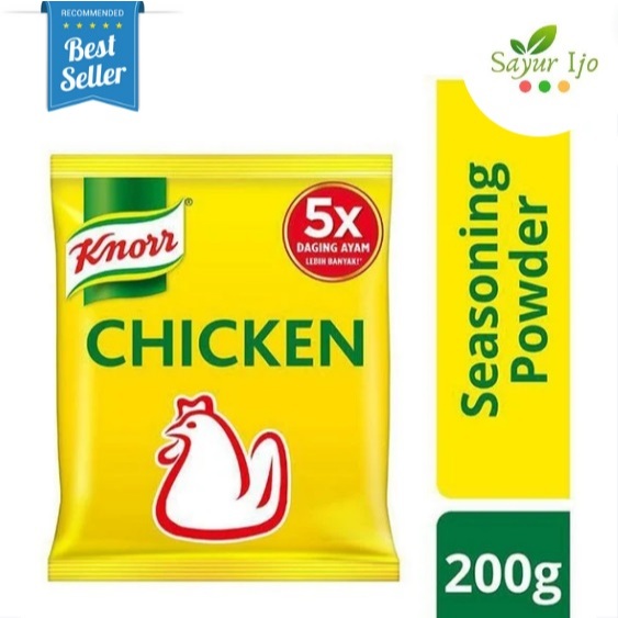 

Knorr Chicken Seasoning Powder 200 Gram / Pack Bumbu Bubuk Kaldu Rempah Ekstrak Daging Ayam Instant HALAL