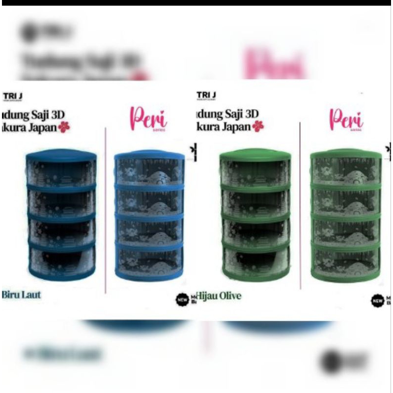 Tudung saji 4 susun / Food Cover 4 Layer