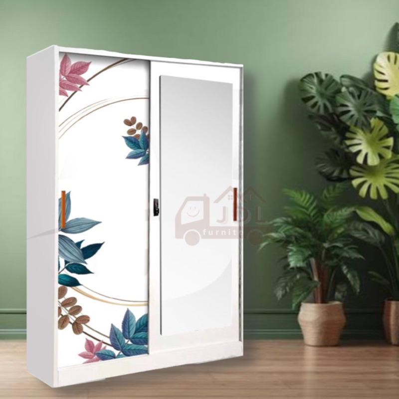 Lemari Baju 2 Pintu Sliding Jungle (merk Avery)