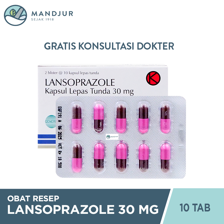 Lansoprazole Novell 30 Mg 10 Kapsul