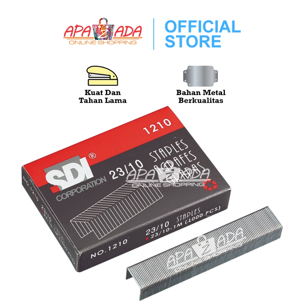 

Apazada - Isi Staples No.1210 Merek SDI [1 Box] Kualitas Terbaik