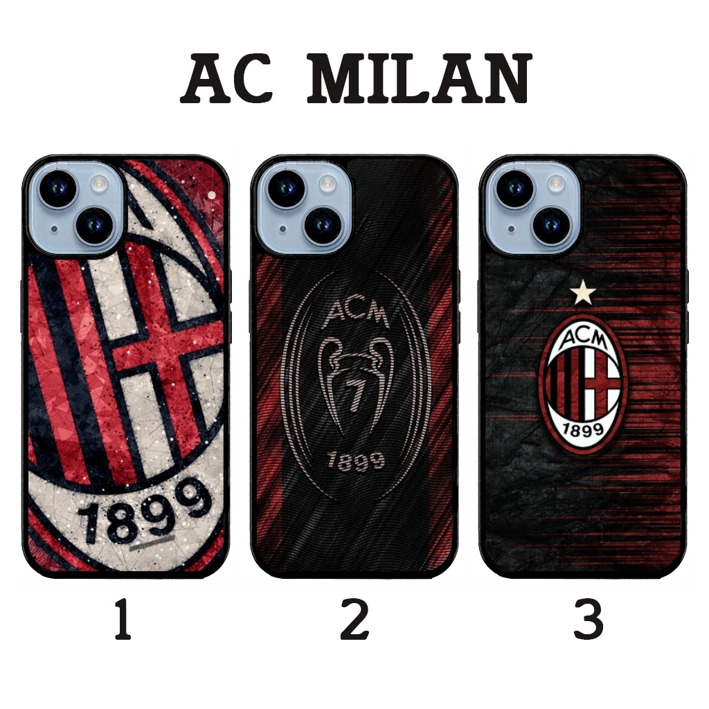 CASE GLOSSY AC MILAN - CASE GLOSSY PREMIUM CASE (CASING) FASHION CASE FOR ALL TYPE HANDPHONE (24)