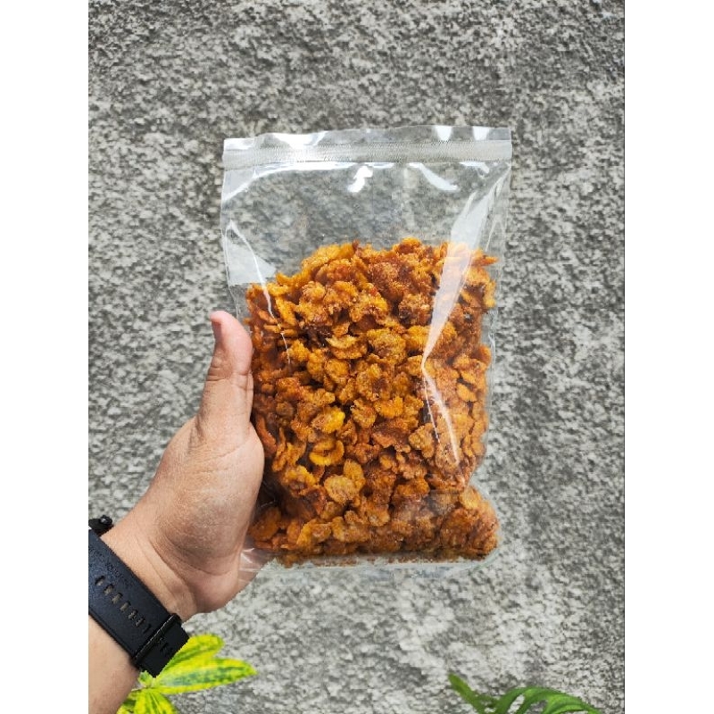 

Emping Jagung Pedas Manis Kriuuk