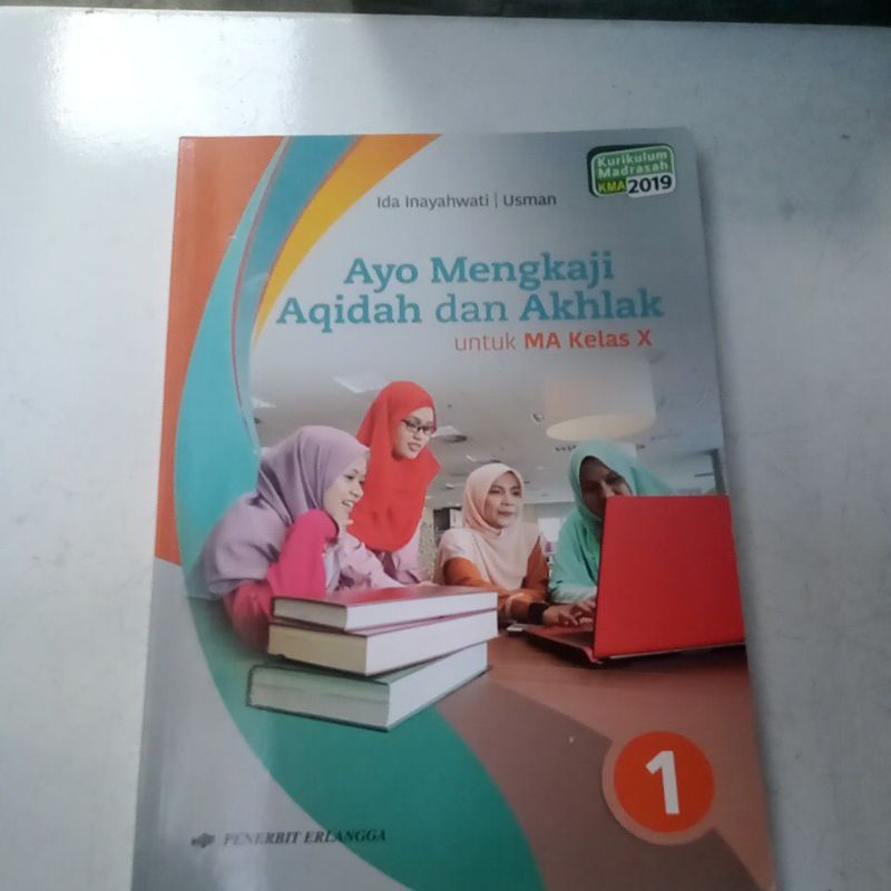 buku ayo mengaji aqidah dan akhlak kelas 10 penerbit Erlangga