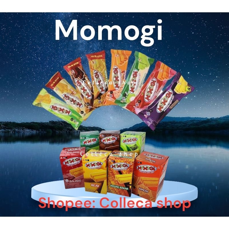 

Momogi Stick Snack Makanan Ringan 12gr [1 Box @ 10 Pcs]