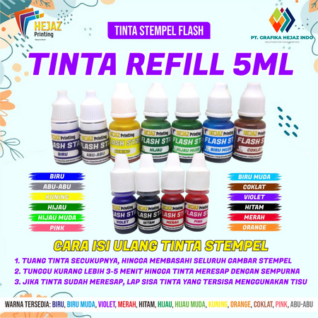 

Tinta Stempel Flash/Tinta Stempel/Tinta Stempel Warna/Tinta Stempel Otomatis