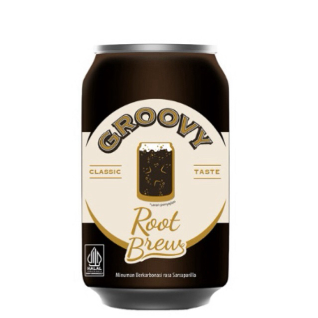 

Groovy Root Brew Minuman Karbonasi Sarsaparila 330 ml