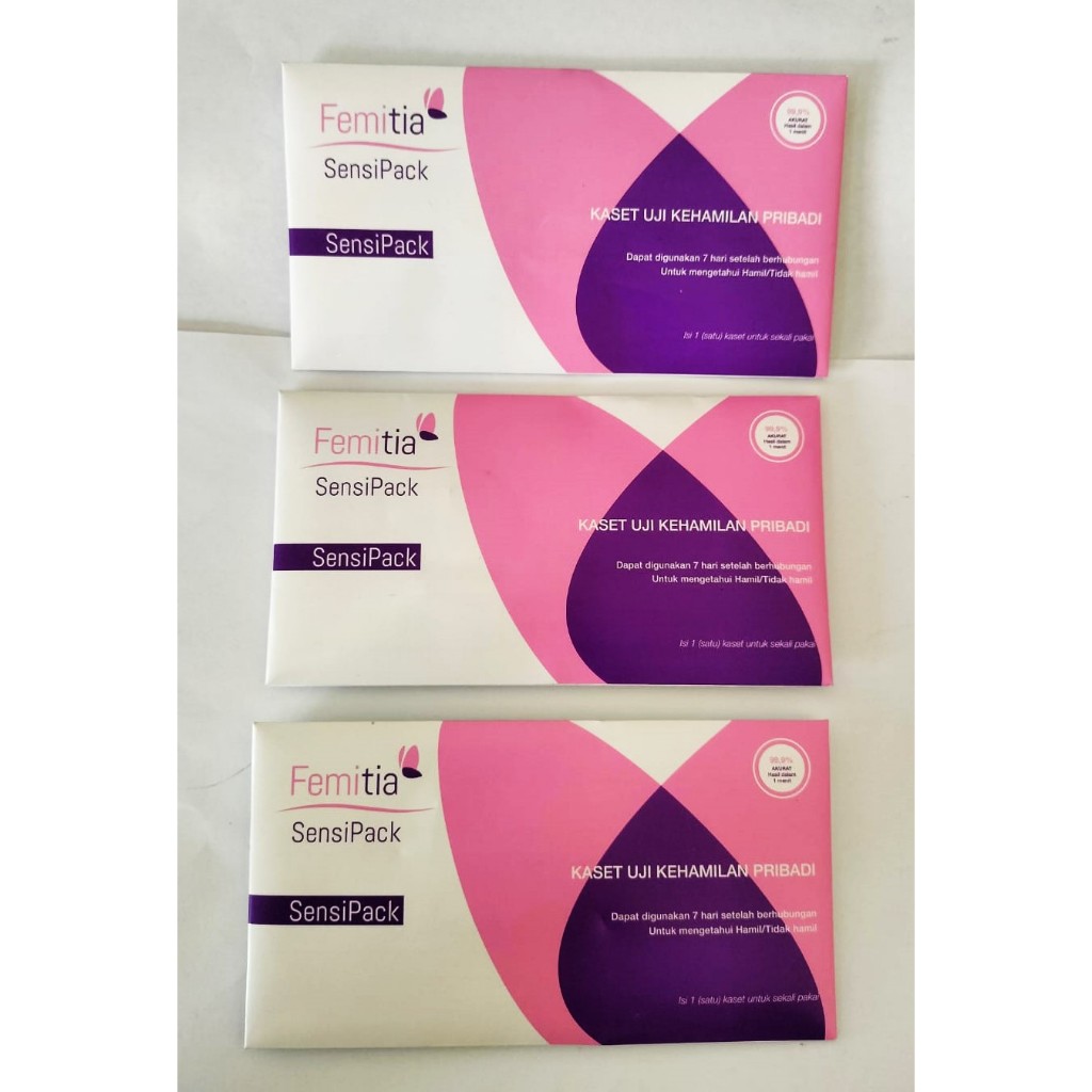 Tespek Femitia Sensipack - Strip Tes Kehamilan Pribadi isi 1 Pcs