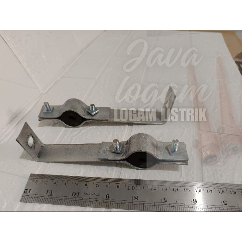 Klem L+ Karet Klem L BC ISOLATOR KABEL PENANGKAL PETIR/GROUNDING