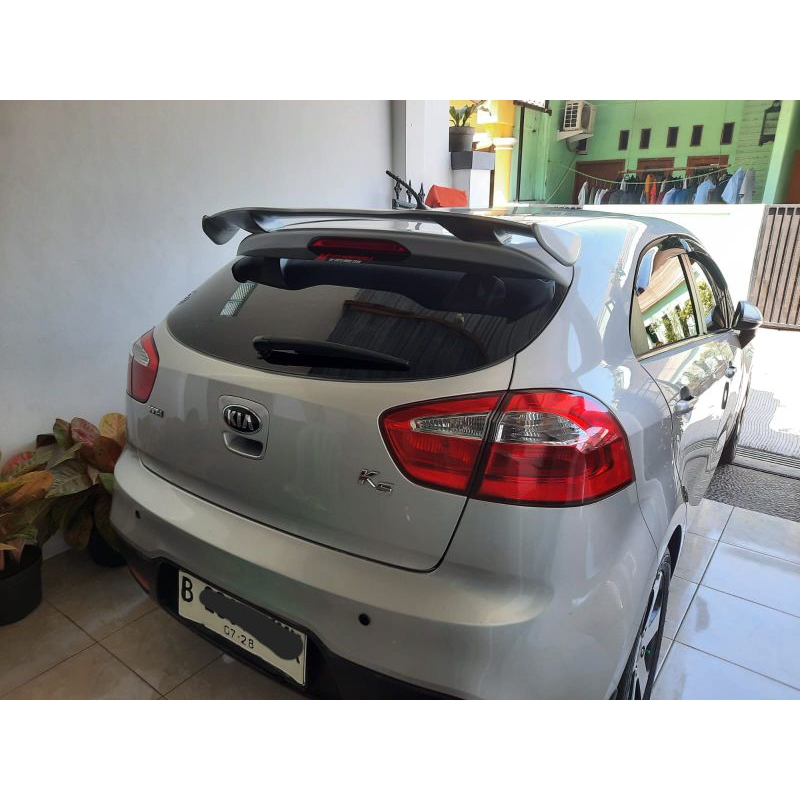 Spoiler KIA RIO bahan plastik ABS model mugen