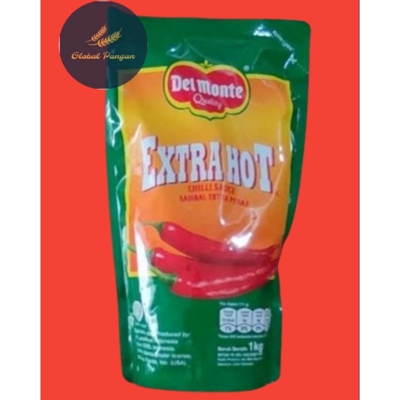 

DELMONTE EXTRA HOT saus/saos pedas 1kg