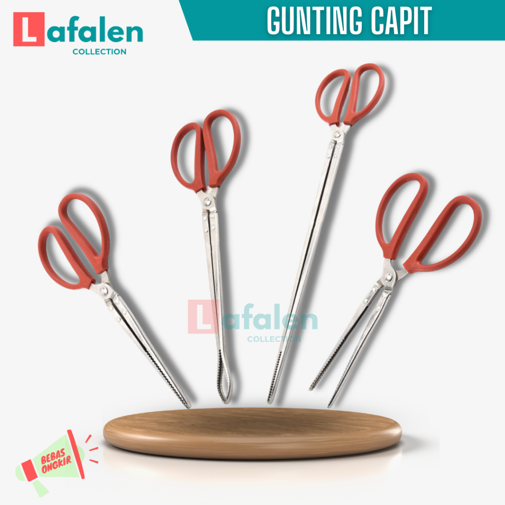 Gunting Capit Kepiting Penjepit Capitan Panjang Crab Belut Stainless