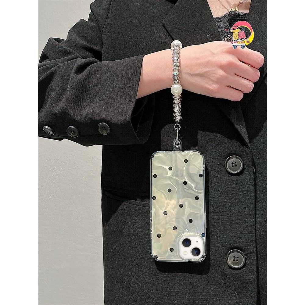 SS912 New Ripple Polkadot Hologram Case Hardcase Casing Hp compatible For OPPO A55 A77S A58 A60 A71 