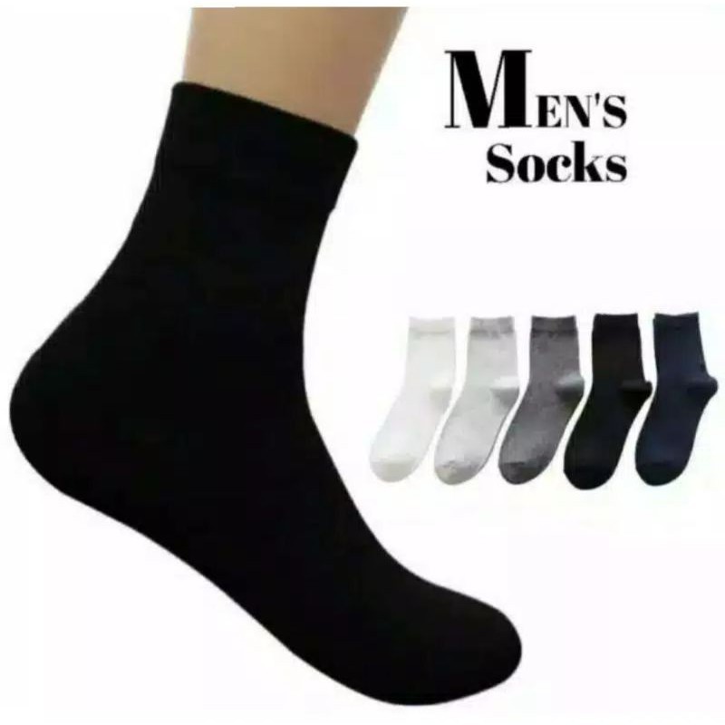 KAOS KAKI POLOS DEWASA TANGGUNG / PRIA / WANITA  MNSOK 3/4