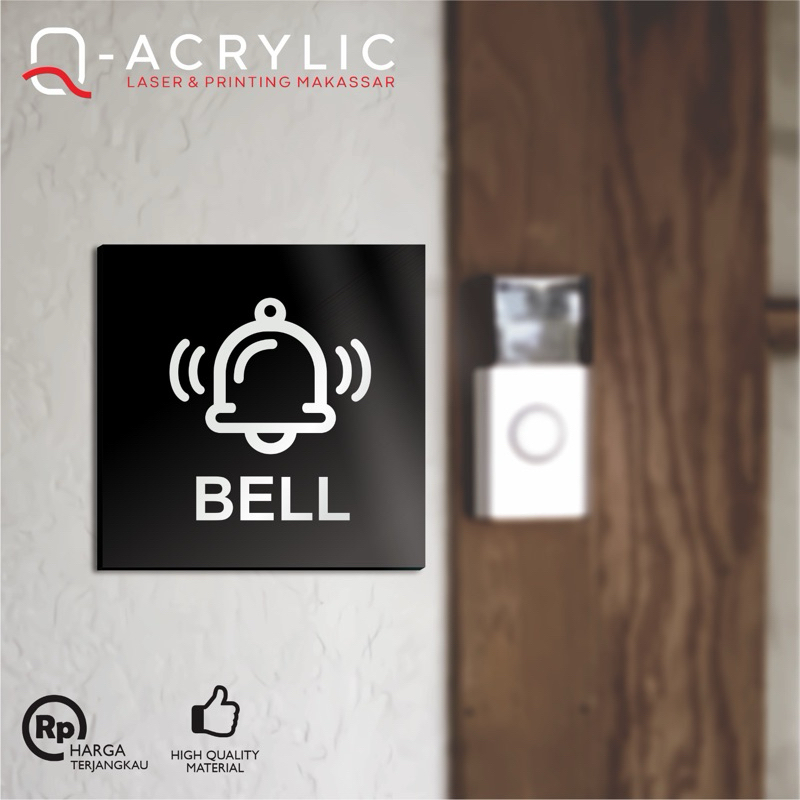 

Papan akrilik bell | tulisan bell | bell