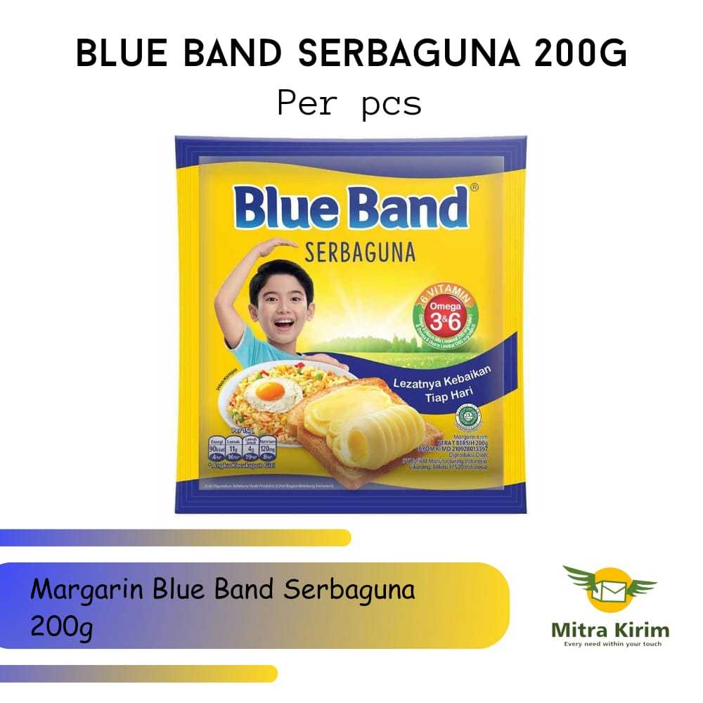 

Blue Band Serbaguna Margarine 200 Gr Per Pcs