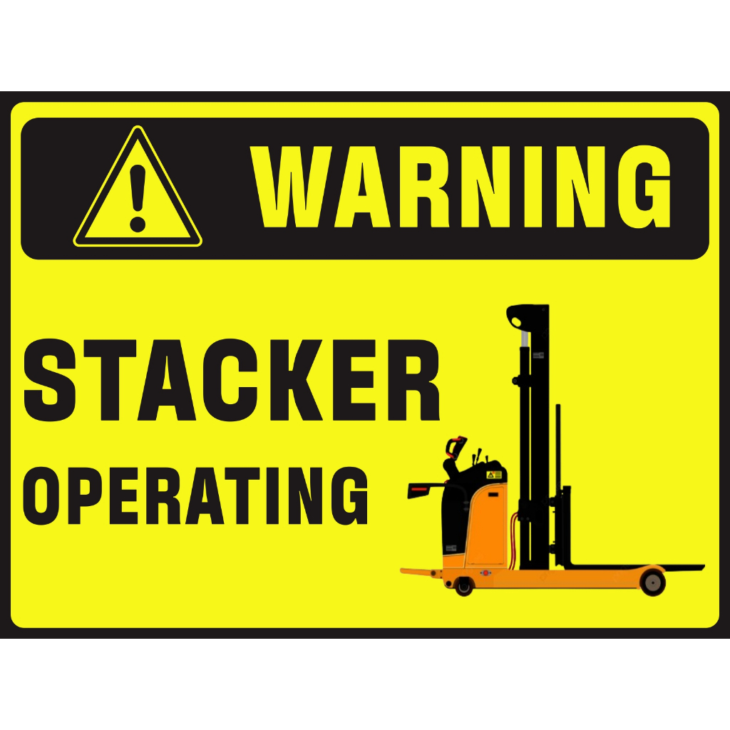 

STICKER & ACP SIGN RAMBU K3 SAFETY STACKER OPERATING