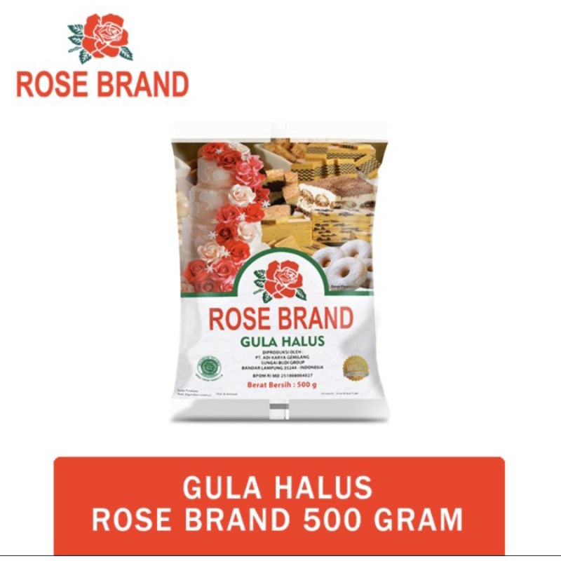 

Rose Brand Gula Halus Isi 20 Pcs 500 Gr