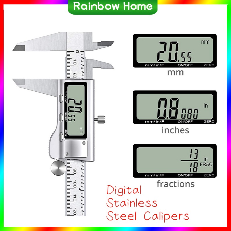 

Rainbow Home Taffware Jangka Sorong Digital LCD Vernier Caliper Micrometer SH2 KODE P9C6