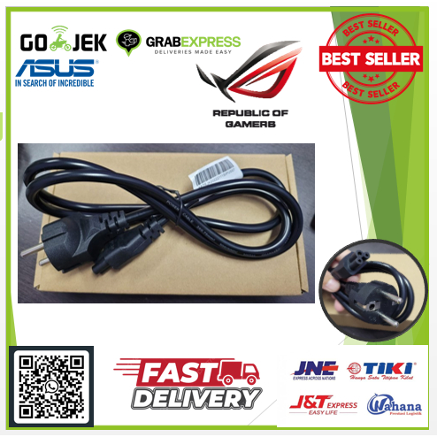 Kabel Power Laptop Asus ROG GAMING Ori 3 lubang terbaru NEW