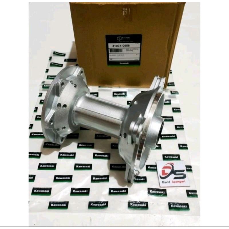 TROMOL BELAKANG REAL KLX 150 S L G KLX BF KLX DTRACKER KAWASAKI LUBANG HOLE 28 SILVER