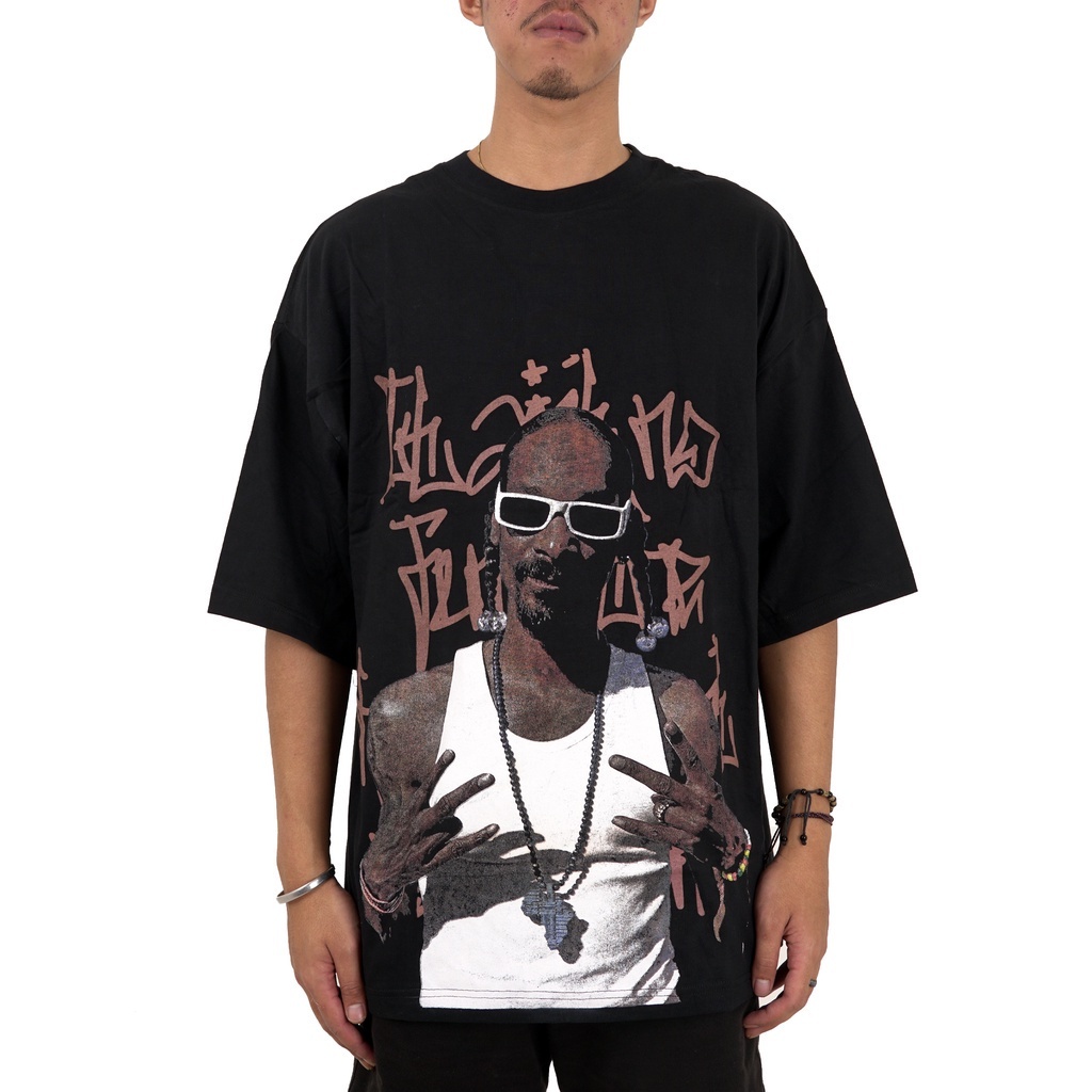 KKONTENER SNOOP DOGG OVERSIZE TSHIRT BLACK