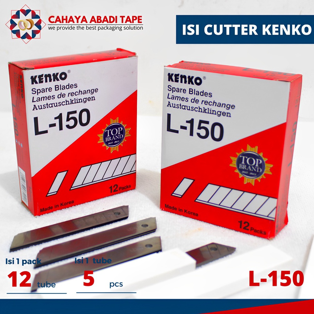 

ISI CUTTER KENKO L15 PER PACK KODE V8T9