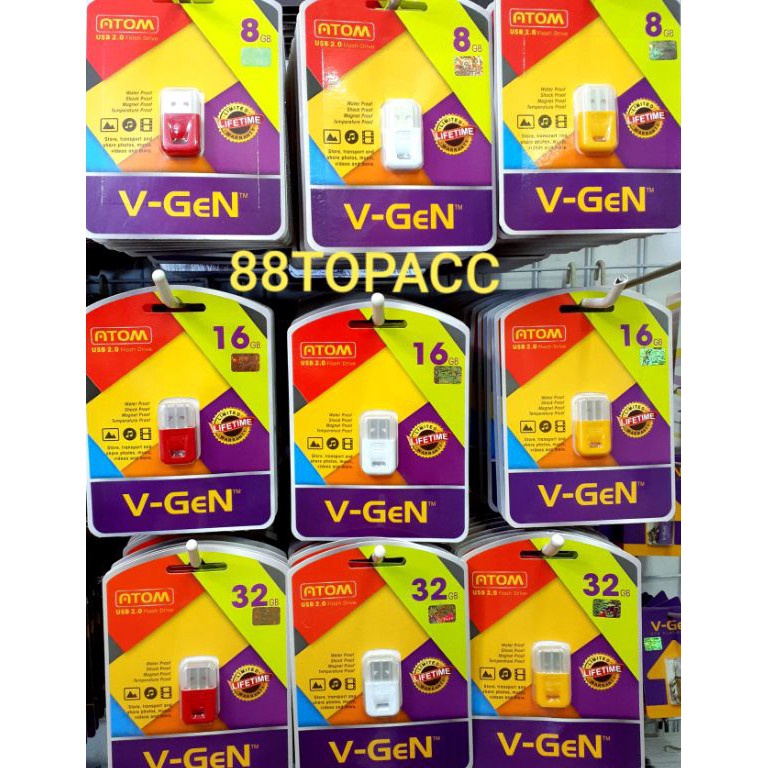 Flashdisk Vgen 4GB 8GB 16GB 32GB 64GB  USB Flash Disk VGen  Original V Gen Waterproof KODE G9E7