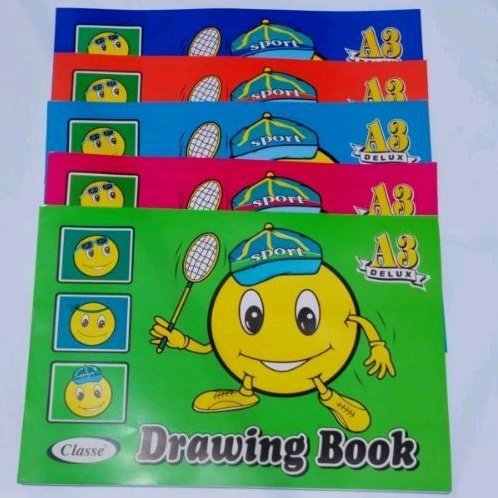 

Buku Gambar A3 besar merk CLASSE ukuran A3 isi1bukupak Made in Indonesia KODE O2G6