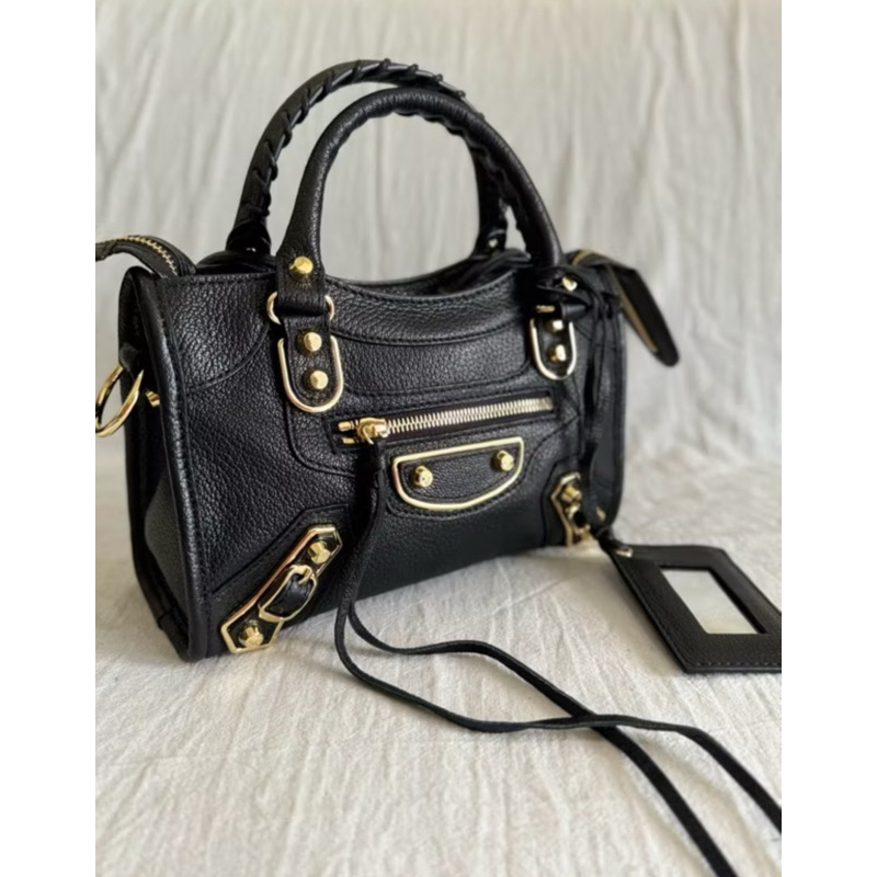 TAS BALENCIAGA* Mini City Edge Preloved Bag Branded