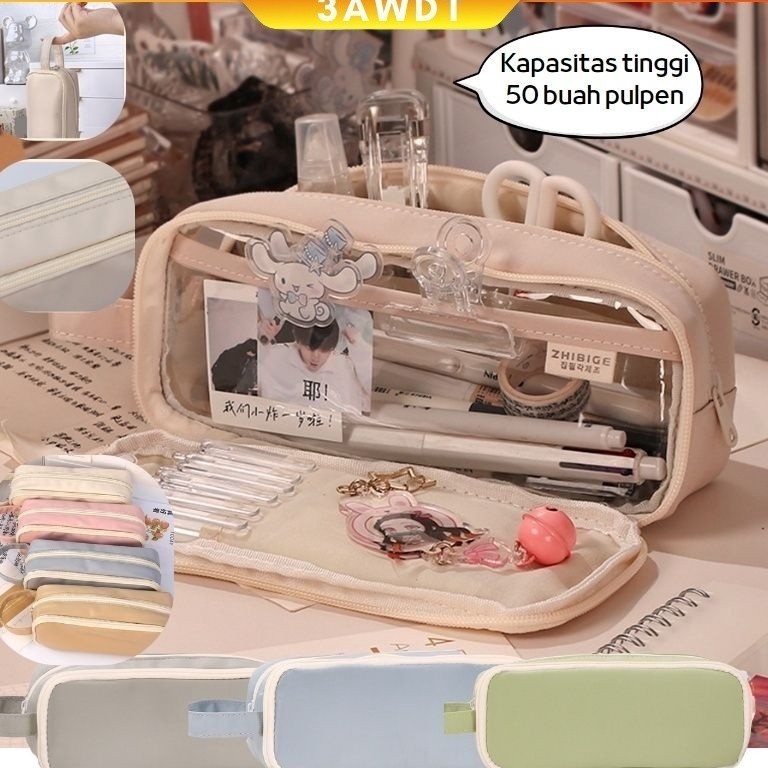 

KODE T62U CODKawaii Pencil Cases Large Capacity Pencil Bag Pouch Holder Box for Girls Office Student Stationery Organizer School Supplies