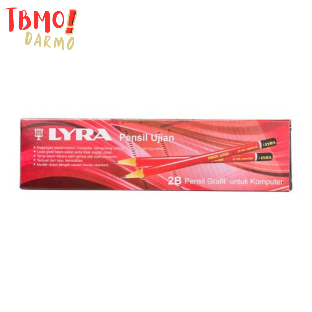 

TBMO PENCIL UAN 2B TRIANGULAR LYRA - 2324LAK