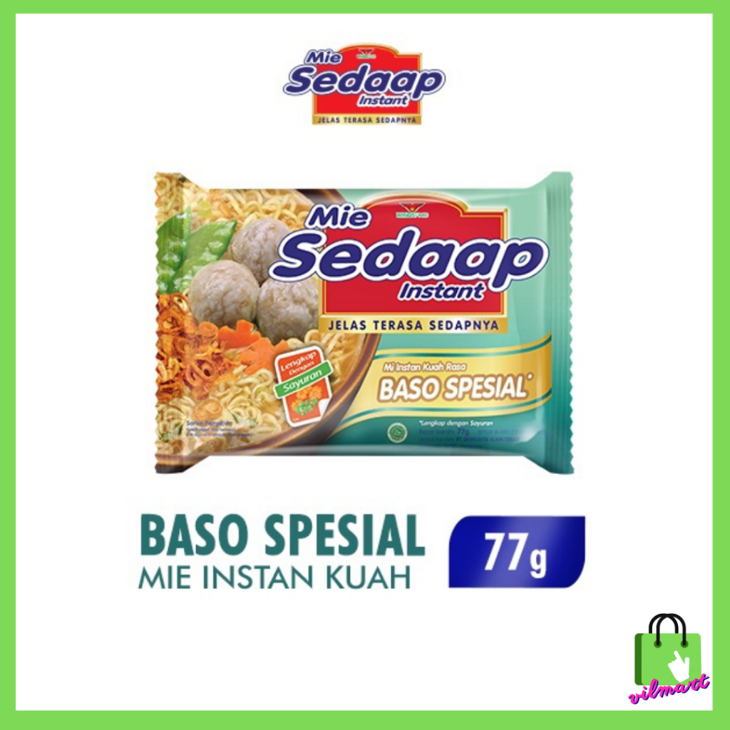 

Sedaap Mie Instan Bakso Spesial 77 gr