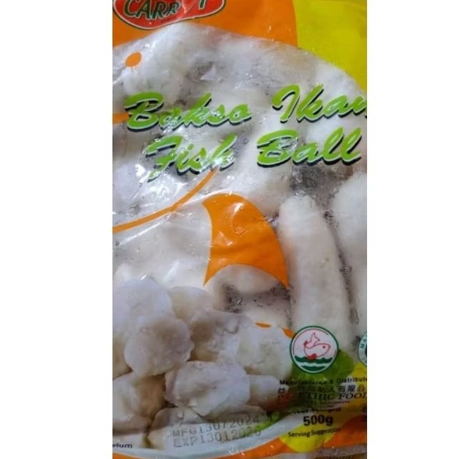 

bakso ikan carrot 500gram